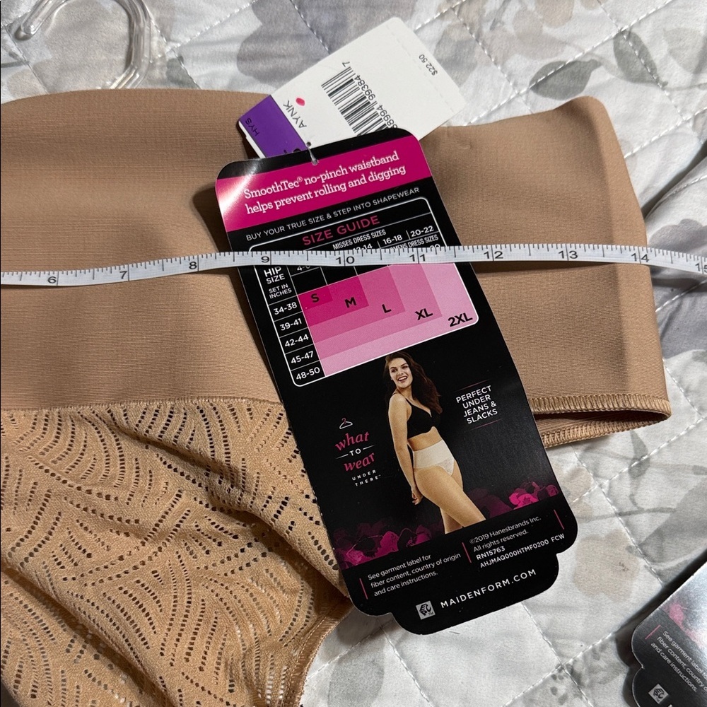 Maidenform Tan Shaping Panties with Lace Detail - Picture 6 of 6